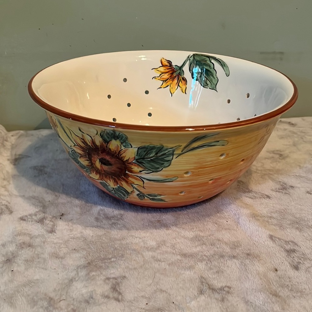 😄Ceramic strainer Maxcera sunflower